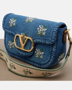 Henkeltasche Alltime Medium aus Denim Blau