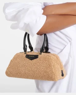Henkeltasche Antigona East-West Mini antigona Beige