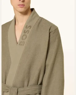 Herren-Bademantel braun Khaki