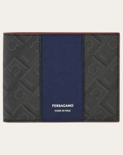 Herren Brieftasche Ferragamo Monogram - Citymatch Capsule Beige