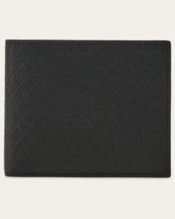 Herren Brieftasche Ferragamo Monogram Schwarz
