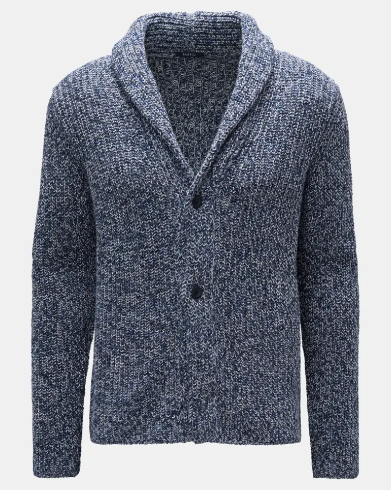 Herren - Cardigan 'Rainbow' navy/weiß
