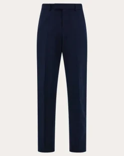 Herren Chinohose aus Baumwolle und Kaschmir Blau
