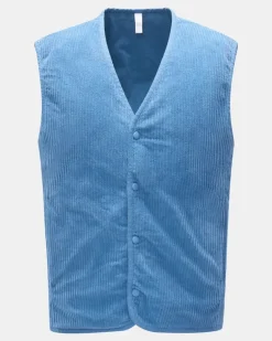 Herren - Cordweste 'Oyster' blau