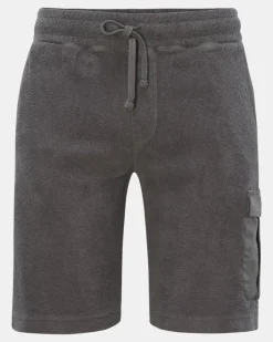Herren - Fleece-Cargo-Shorts 'Oyster' grau