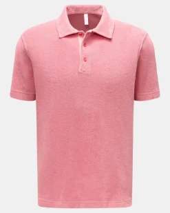 Herren - Frottee-Poloshirt 'Terry Polo' koralle