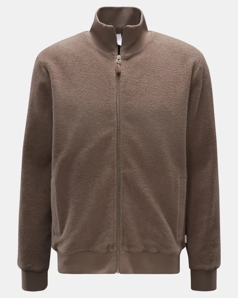 Herren - Frottee-Sweatjacke 'PF Bomber' taupe