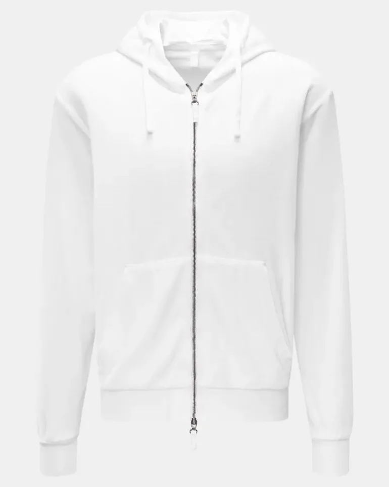Herren - Frottee-Sweatjacke 'Terry Zip' hellgrün