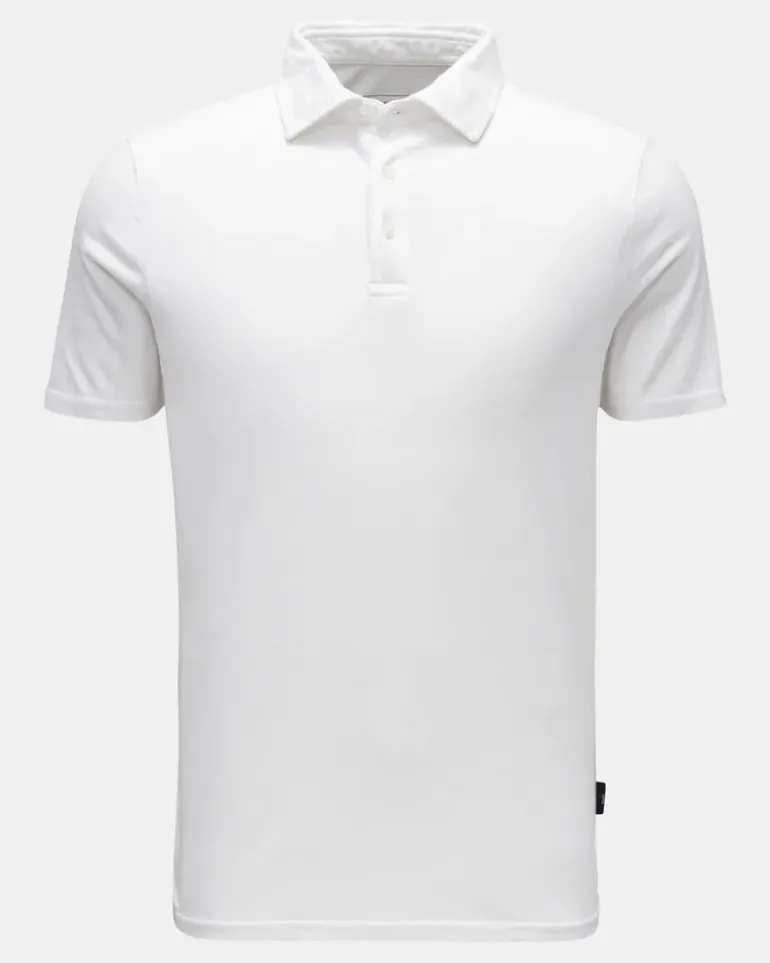 Herren - Jersey-Poloshirt 'Organic Polo' weiß