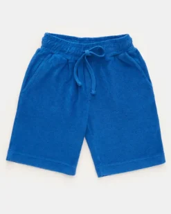 Herren - Kinder Frottee-Bermudas 'Kids Terry Bermuda' blau