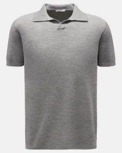 Herren - Kurzarm-Strickpolo 'The Ultimate Polo' grau