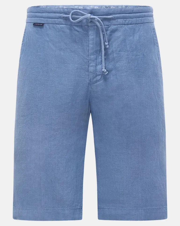 Herren - Leinen-Bermudas 'Linen Bermuda' rauchblau 0