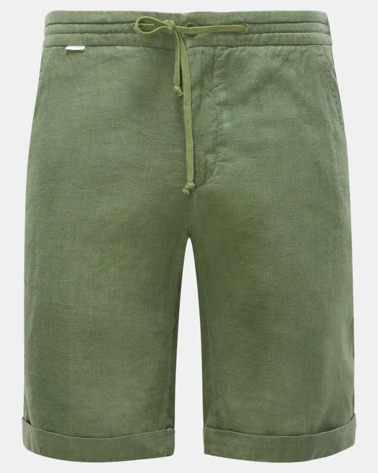 Herren - Leinen-Bermudas 'Linen Bermuda' grün
