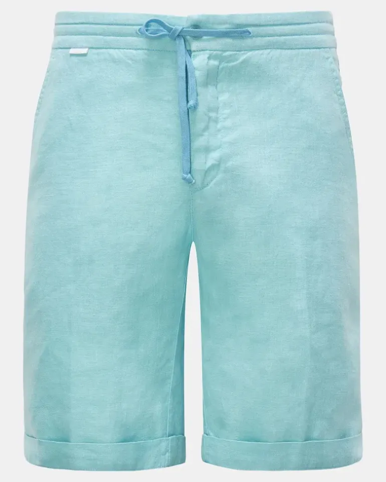 Herren - Leinen-Bermudas 'Linen Bermuda' türkis