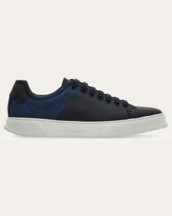 Herren Low-Top-Sneaker Blau Größe