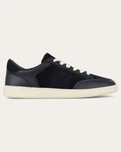 Herren Low-Top-Sneaker mit Signatur Blau Größe