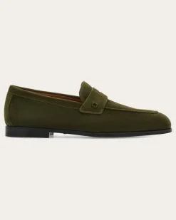 Herren Penny-Loafer Grün Größe