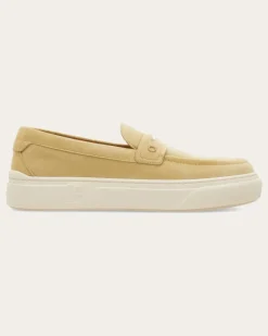 Herren Penny-Loafer mit Sneakerboden Beige Größe