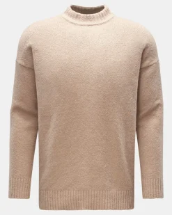 Herren - Rundhalspullover 'Jess' beige