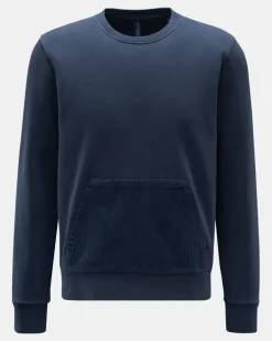 Herren - Rundhals-Sweatshirt 'Cord Crew' dunkelblau