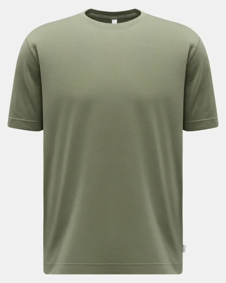 Herren - Rundhals-T-Shirt oliv