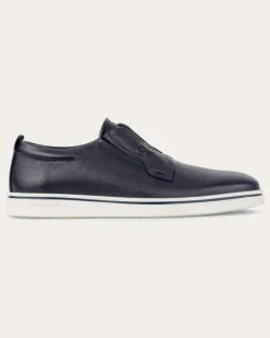 Herren Slip-on-Derby Blau Größe