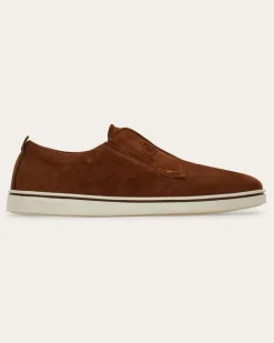 Herren Slip-on-Derby Braun Größe