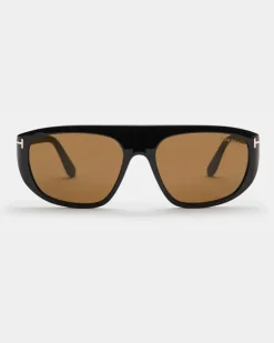 Herren - Sonnenbrille 'Edward' schwarz/hellbraun