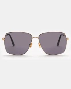 Herren - Sonnenbrille 'Pierre' gold/violett