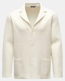 Herren - Strickblazer 'Boiled' creme