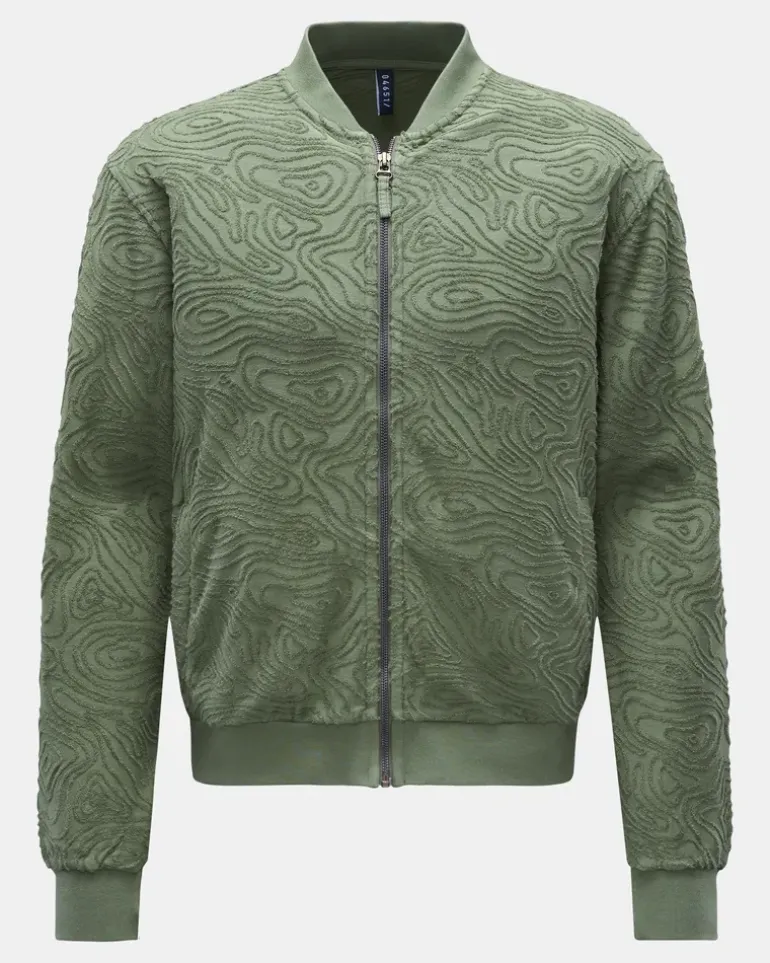 Herren - Sweatjacke 'Seamap Bomber' blau