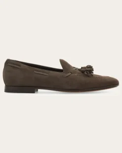 Herren Tassel-Loafer Grau Größe