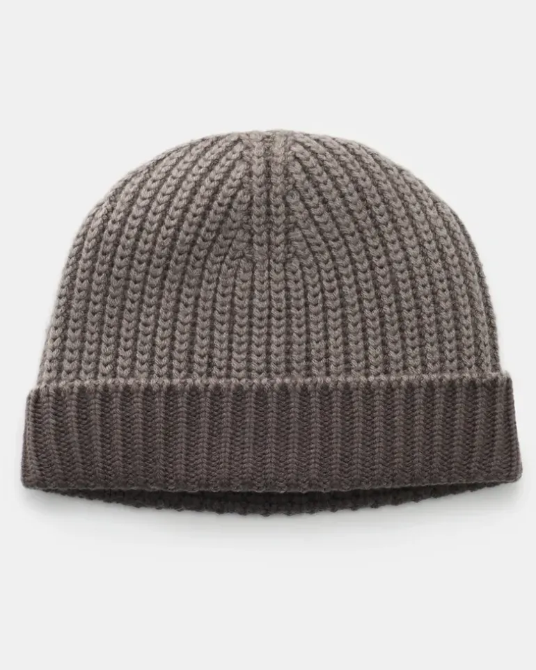 Herren - Wende-Wollmütze 'Foggy Hat' graubraun