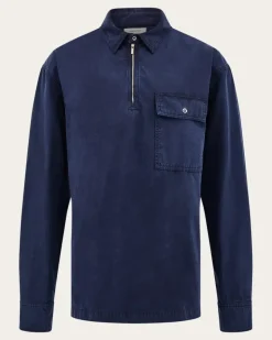 Herren Workwear-Hemd Blau