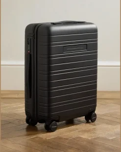H5 Essential ID 55cm Polycarbonate Suitcase Black