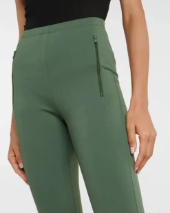 High-Rise Leggings Side Split GrüN