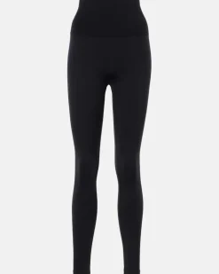 High-Rise Leggings The Wow aus Jersey Schwarz