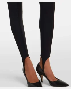 High-Rise Steg-Leggings Caserta Schwarz