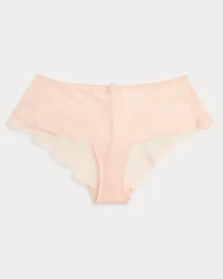 Hipster-Slip aus Spitze Pink