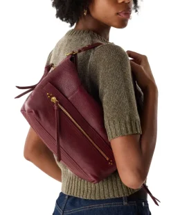 Hobo-Tasche Lucky Burgundy