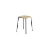 Hocker Soft Edge - Holz natur - klarlackbeschichtetes Eichenholzfurnier - Designer Iskos-Berlin