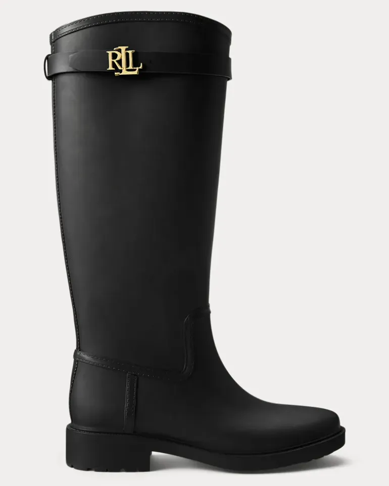 Hoher Gummistiefel Portiah Black