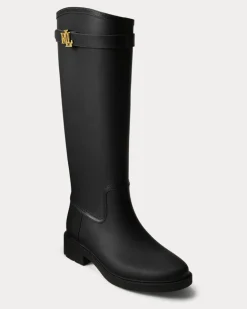 Hoher Gummistiefel Portiah Black