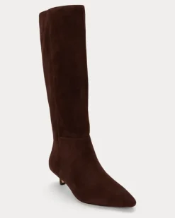 Hoher Schafswildleder-Stiefel Francesca Brown