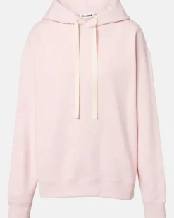 Hoodie aus Baumwoll-Jersey Rosa