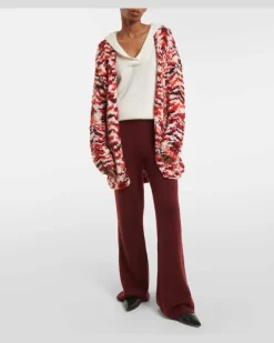 Hoodie Lunn aus Cashmere und Seide Weiß