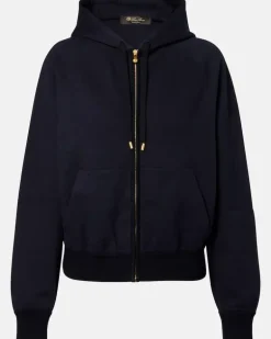 Hoodie Viera aus einem Baumwollgemisch Blau
