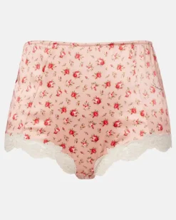 Höschen aus Seide und Baumwolle Rosa