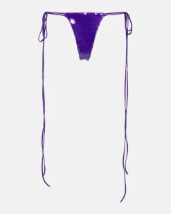 Höschen mit Pailletten Violett