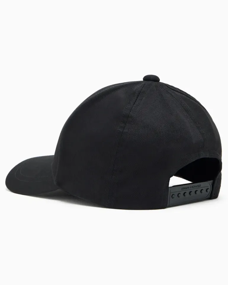 Hüte Kollektion Kappe aus Baumwolltwill mit Logo Icon Schwarz